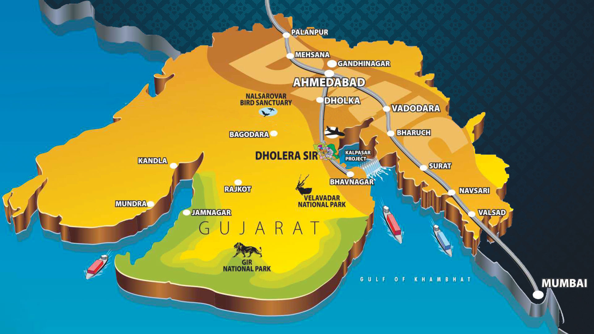 Dholera In Gujarat Map Location Profile – Pacificus Infra